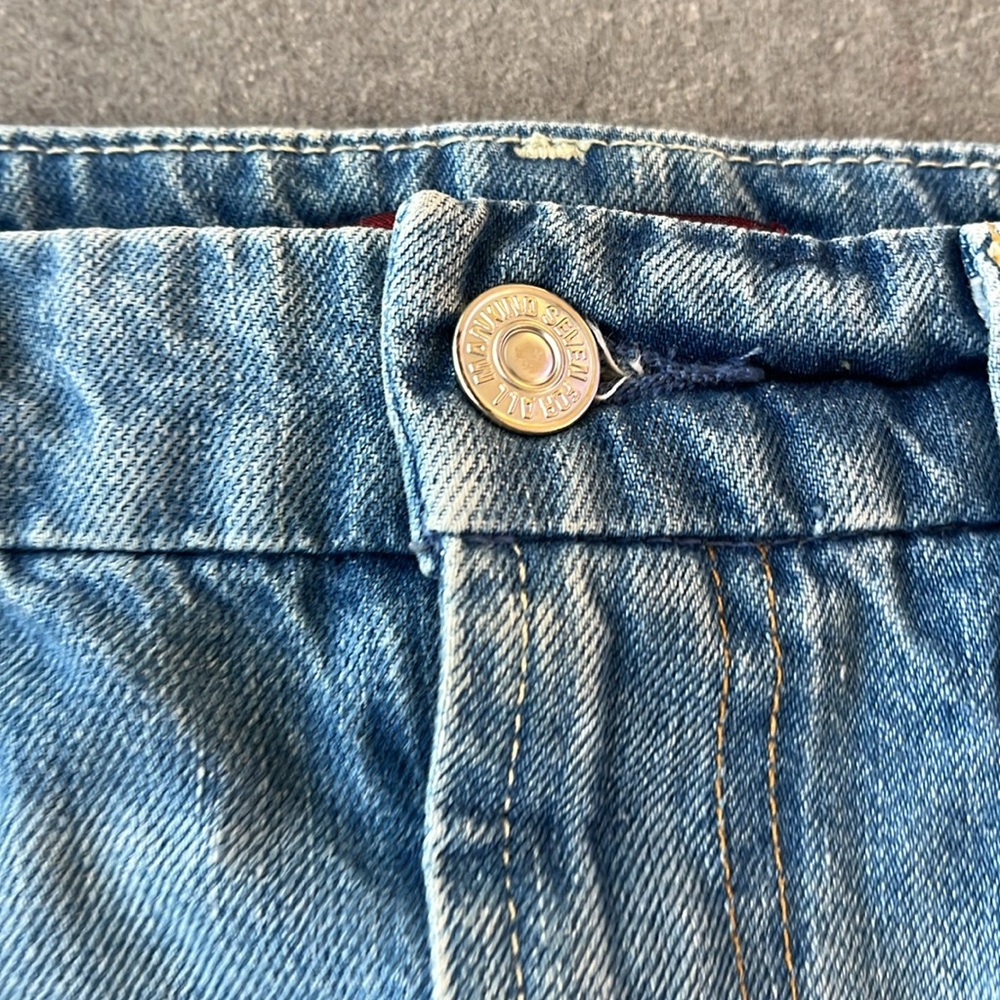 7 for all Mankind denim mini skirt size 25 - Picture 8 of 8